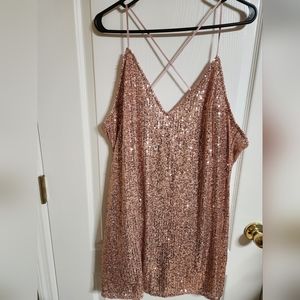 Victoria Secret sequence dress.